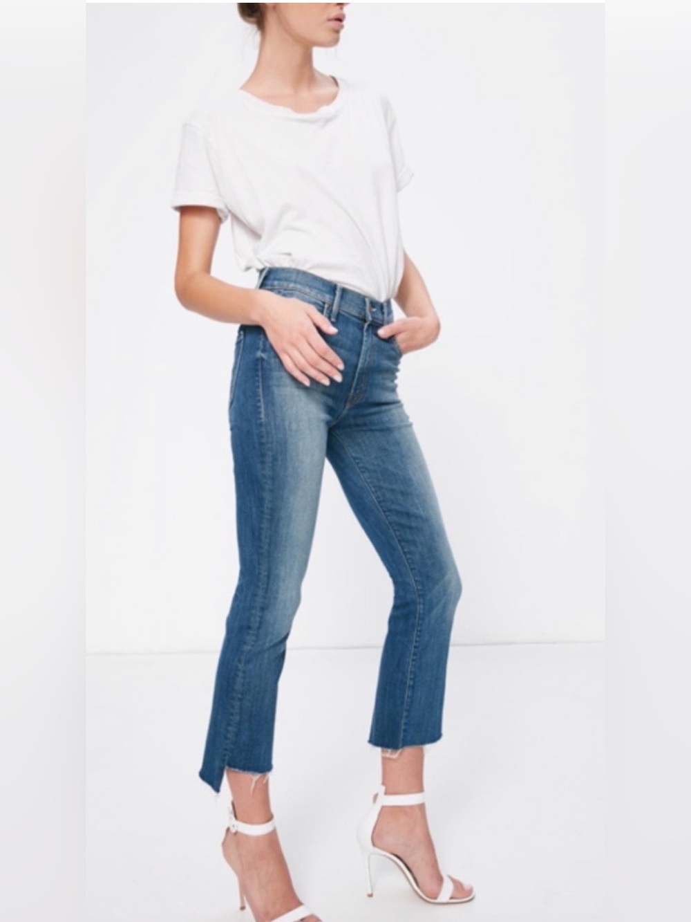 MOTHER Insider Crop Step Fray, size 30 - Picture 4 of 14